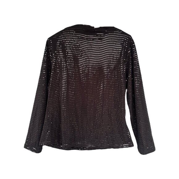 Clara Sun Woo Drape Neck Pullover Blouse NWT - Picture 2 of 4